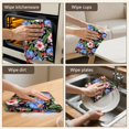 thumbnail image 6 of 2 Pcs Pioneer Flower Floral Print Pattern Kitchen Towels, Funny Microfiber Dish Towel Set, 18" X 26" Tea Towels, 6 of 6