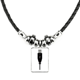 thumbnail image 1 of negro patron enchufe usb cable de carga collar a mano colgante de cuerda de cuero Unbranded M, 1 of 3
