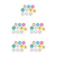 thumbnail image 2 of Becaristey 10x Cute Cartoon Pocket Mirror For Fun And Stylish Look Gift Clear Portable Makeup Mirror Random Color 5Set, 2 of 6