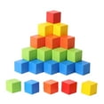 thumbnail image 3 of TISHITA 50 Pieces Wooden Blocks Building Stacking Blocks for Toddlers Ages 3+ School M, 3 of 8