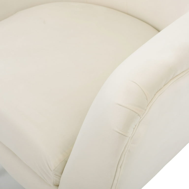 Alyssa velvet arm online chair