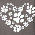 thumbnail image 3 of CafePress - Paws Heart T Shirt - Womens Comfort Colors® Shirt, 3 of 4