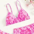 thumbnail image 5 of GYRATEDREAM 8-13Y Child Girls 3 Piece Mermaid Print Bathing Suit Swimsuits with Beach Skirt, 5 of 8