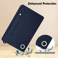 thumbnail image 5 of Slim Case for Samsung Galaxy Tab A9+ 11" SM-X210 X216 X218, Protective Shockproof Hand Strap Stand Lightweight Bumper Thin Case Cover for Galaxy Tab A9 Plus 11", Blue, 5 of 7