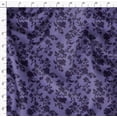 thumbnail image 4 of Soimoi Poly Taffeta Purple Fabric By the Yard - 56 Inch Wide -Floral & Leaf Floral Pattern Fabric - Botanical and Elegant Designs for Various Uses Printed Fabric, 4 of 6