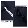 thumbnail image 6 of Unique Bargains 3-Pack Bow Tie Duvet Cover Bedding Set Twin Navy Blue, 6 of 8