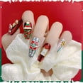 thumbnail image 4 of 20Pcs Christmas Nail Art Charm 3D Flatback Rhinestones Design Nail Decorations, 4 of 14