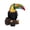 Dark Grey, variant on DOLITY Toucan Model Decor Courtyard Tropical Hanging Crafts Life Toys color 2