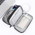 thumbnail image 1 of Caja de almacenamiento de auriculares de energía móvil de doble capa caja organizadora de viaje suave para viaje JShteea El nuevo, 1 of 8