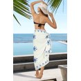 thumbnail image 4 of HAPPY BAY Women's Beachwear Summer Beach Wraps Bikini Wrap Sarong Coverups Swimwear Swim Cover up Skirt Bathing suit Swimsuit Pareo for Women One Size Pearl, Solid, 4 of 4