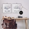 thumbnail image 3 of Stupell Industries Antique Tubs with Botanics Floral Painting Wrapped Canvas Canvas Art Print Wall Art, 24 x 24, Set of 2, 3 of 7