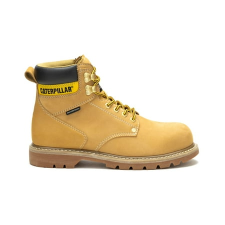 

Caterpillar Second Shift Waterproof Steel Toe Work Boot Men Honey Reset