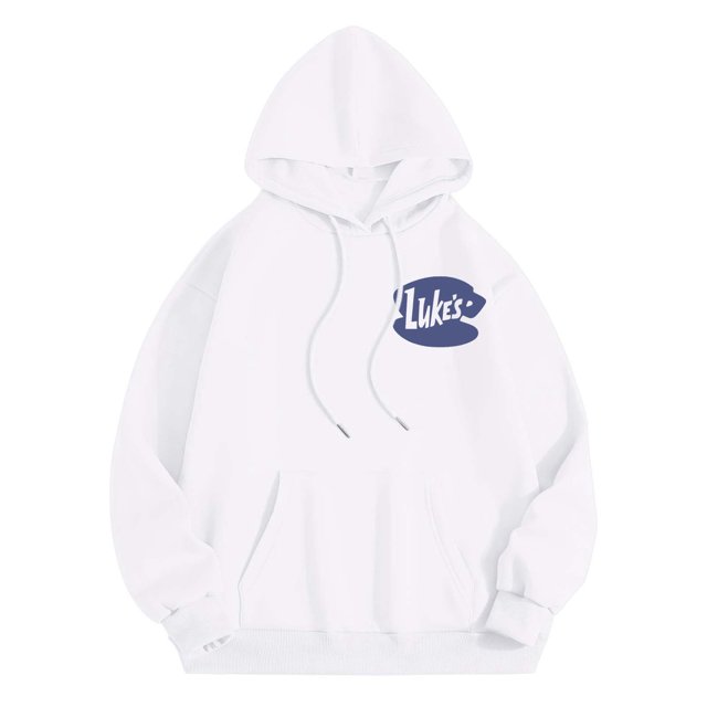 WILLBEST Sudadera con Capucha para Mujer, Ligera, Estilo Pullover, con Estampado Otoñal E Invernal X-Grande
