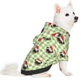 thumbnail image 5 of Cauagu Christmas Hat French Bulldog Pattern Winter Pet Hoodie Sweatshirts- Dog Hoodie Sweater with Leash Hole - Cute Dog Hoodie - Pet Clothes Puppy Cat Custume -Medium, 5 of 8