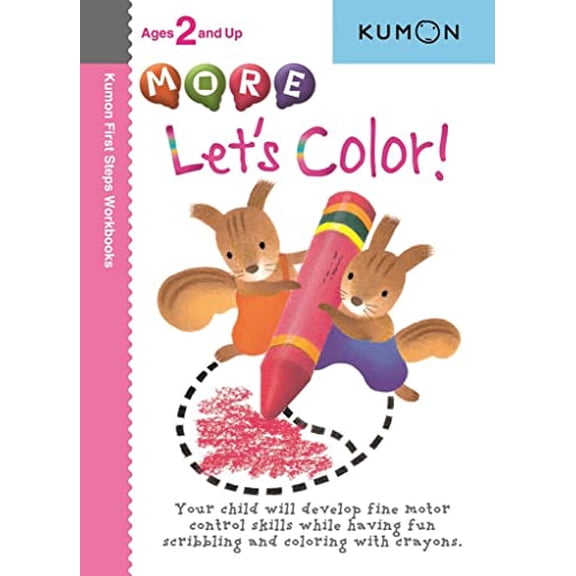 Pre-Owned Kumon First Steps Workbooks: Kumon More Let's Color (Paperback)