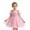 Light Pink, variant on Fozruso Casual Floral Dresses Elegant Girls Dress With Bow Tie Sash Delicate Spaghetti Strap Party Gown For Toddlers And Performance Attire Sizes 3-4 Years
