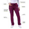 thumbnail image 4 of Adar Scrub Set for Women - Curved V-Neck Scrub Top & Tapered Drawstring Scrub Pants, 4 of 7