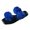 Blue, variant on Women's Slippers Furry Pom Poms Bedroom Slides Open Toe Soft Sloe Slide Sandals Lightweight S𝗅ip On House Shoes Elegant Plush Slipper Fashion Fuzzy F𝗅u𝖿𝖿y Bedroom Slides