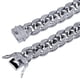 thumbnail image 2 of Pulsera de cadena de eslabones cubanos ANGGREK hip hop chapado en oro para hombres y mujeres, 2 of 8