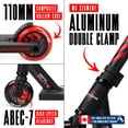 thumbnail image 4 of Kids & Teens Pro Stunt Scooter Ages 8–13 – Beginner Freestyle Trick Scooter,110 mm Alloy Core Wheels, Black/Red – Madd Gear Carve Elite, 4 of 7