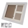 thumbnail image 4 of Pet Pawprint Keepsake Kit, Wooden Photo Frame DIY Crafts With Clay For Memorials For Pet Lovers, 4 of 8