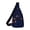 Blue, variant on Oxford Cloth Shoulder Backpack, Adjustable Strap Crossbody Chest Bag, Outdoor Travel Backpack for Daily Commute