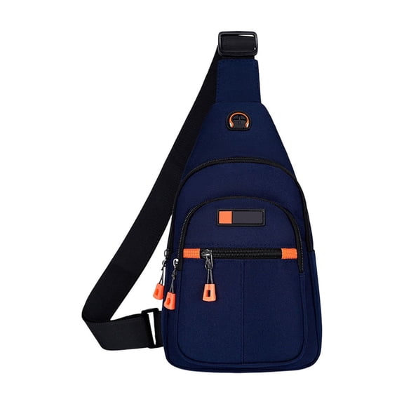 Blue Lightweight Waterproof Sling Crossbody Backpack, Hands-Free Fanny Pack for Men Women, Perfect for Travel, Hiking, Fitness, Commuting & Outdoor Use