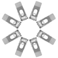 thumbnail image 2 of 8 Pcs Clip de Lumière Encastré Clip de Ressort Fixe Clip de Ressort pour Panneau Lampe Downlight, 2 of 7