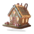 thumbnail image 3 of Mini casa de pastel de Navidad, decoración navideña, regalo para amigos, adorno de escritorio en miniatura para repisa de mesa festiva, escritorio,, 3 of 10