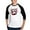 Black/White, variant on CafePress - Devil Bats - Cotton Baseball Jersey, 3/4 Raglan Sleeve Shirt
