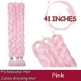thumbnail image 2 of Ombre Jumbo Braiding Hair Extensions High Temperature Synthetic Twist Hair Multiple Colored Hair, 2 of 5