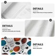 thumbnail image 7 of Wukai Color Balls Print Kitchen Towels Quick Dry Washcloths, Coral Velvet Dishtowels Multipurpose Reusable Cloths, Soft Tea Absorbent Cleaning Cloths, 7 of 7