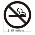 1pc Acrylic Easy to Install No Smoking Sign - for Restaurant, Shopping ...