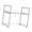 2-tier-White, variant on Practical Kitchen Storage Rack Convenient Kitchen Countertop Organizers Multifunctional Shelves For Microwaves