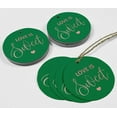 thumbnail image 4 of Inkdotpot Love Is Sweet Wedding Bottle Tag Real Rose Gold Foil Favor Hang Tags Pack Of 100, 4 of 7