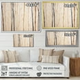thumbnail image 4 of Designart "Serenity With Beige Minimalism Bamboo II" Bamboo Floater Framed Wall Art Living Room, 4 of 5