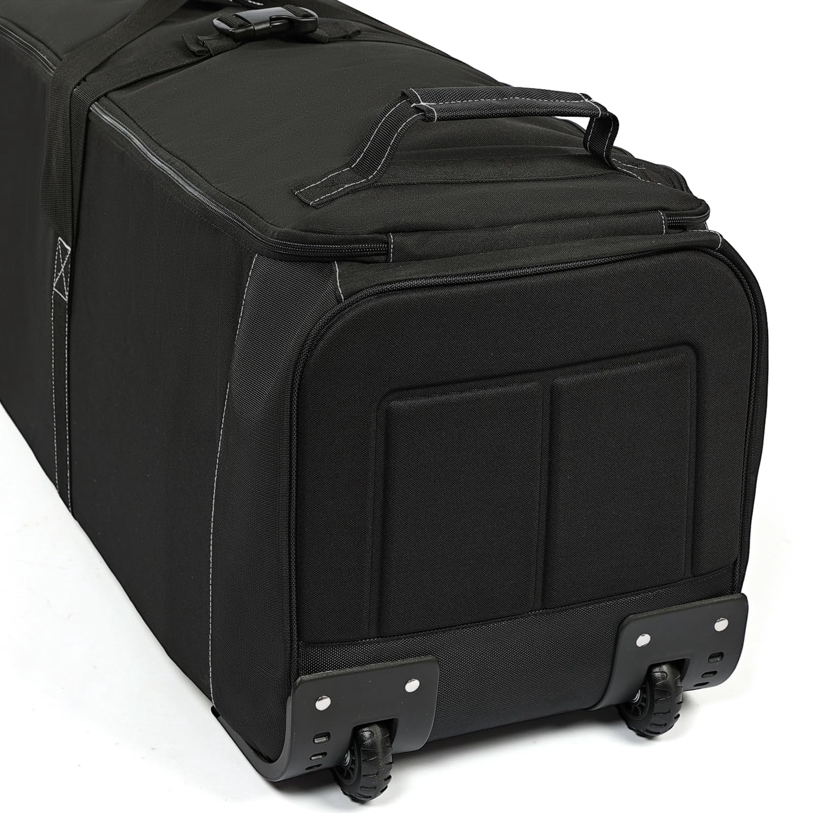 Golf Travel Bag  Full-open Protective & Wheeled Airline-approved Case For Clubs Cart&standbag Soft-sided Waterproof Cover Made Of Heavy Duty Oxford
