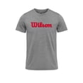 thumbnail image 1 of Playera Deportiva Wilson para Hombre Manga Corta Color Gris Claro Talla CH, 1 of 4