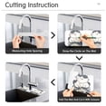 thumbnail image 5 of Yayeee Faucet Mat for Kitchen Sink 14.7" Diatomite Long Splash Guard Pad, Black Cute Cat, 5 of 7