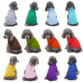 thumbnail image 3 of Winter Knitted Puppy Dog Jumper Sweater Pet Clothes For Small Dogs Dog Coat, 3 of 10