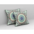 thumbnail image 2 of Amrita Sen Broadcloth Zippered Pillow With Beige Blue CAPL225BrCDSZP26x26, 2 of 5