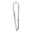 thumbnail image 2 of Bohemian Macrame Crossbody Shoulder Strap Daisy Flower Woven Cell Phone Lanyards Light Blue, 2 of 8