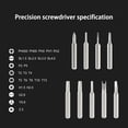 thumbnail image 6 of Precisions Screwdriver Household Magnetic Interchangeable Screwdriver Set, 6 of 11