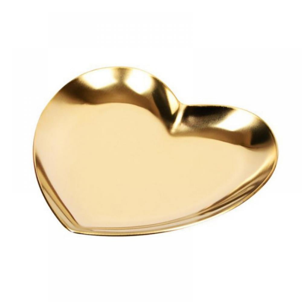 Details about   Heart Pattern Ring Dish Jewelry Holder Trinket Tray Earring Bracelet Case QK 