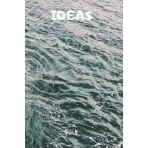 Ideas : 90 Pages of 6 X 9 Inch White Numbered Pages No Lines (Paperback)