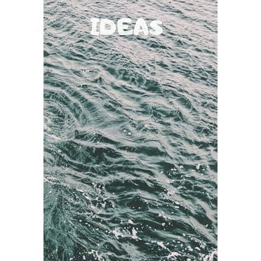 Ideas : 90 Pages of 6 X 9 Inch White Numbered Pages No Lines (Paperback)