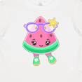 thumbnail image 4 of Inktastic Cute Watermelon with Sunglasses Boys or Girls Baby T-Shirt, 4 of 5