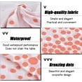 thumbnail image 4 of 2Pcs Plastic Tablecloths, Polka Dot Tablecloth, Tablecloths for Rectangle Tables, Stain Proof Party Tablecloths, Table Covers, Table Cloths, Wedding/Christmas/Party/Birthday Table Covers, Black and Gold, 4 of 5