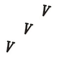 thumbnail image 3 of Guardoinrt Metal House Number Plaque Durable And Rustproof Easy To Install Not Easy To Fade Metal Letters House Numbers B17--V 3Set, 3 of 6