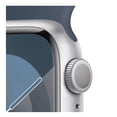 thumbnail image 2 of Reloj Inteligente Apple Watch Serie 9 GPS 45mm Caja Aluminio Plata y Correa Deportiva Azul, 2 of 4